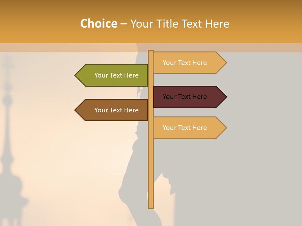 Affliction Calvary Saint PowerPoint Template
