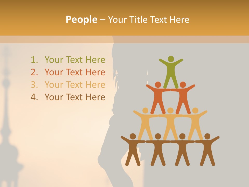 Affliction Calvary Saint PowerPoint Template