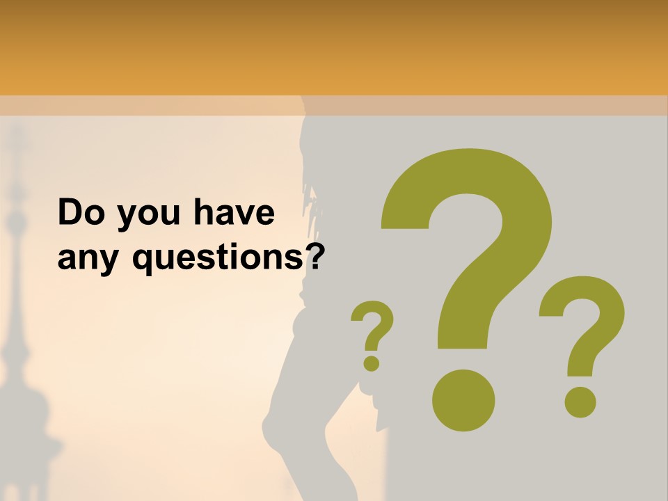 Affliction Calvary Saint PowerPoint Template