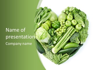 Brussels Love Broccoli PowerPoint Template