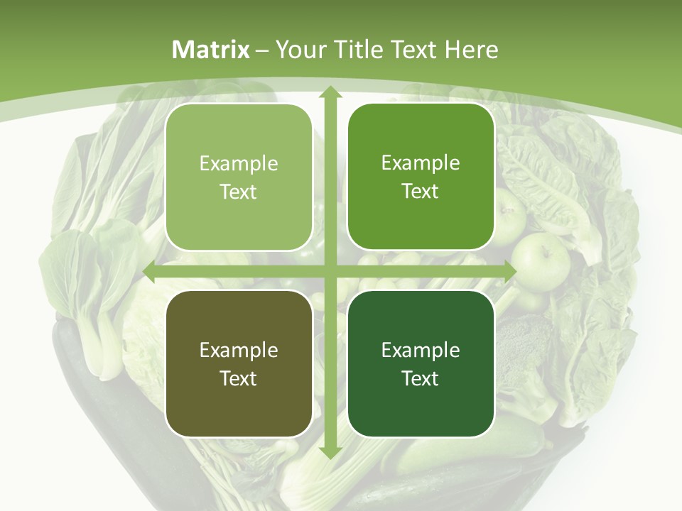 Brussels Love Broccoli PowerPoint Template