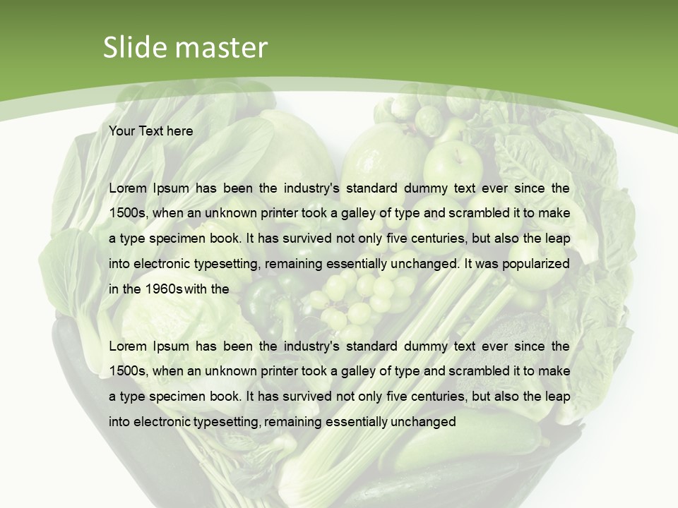 Brussels Love Broccoli PowerPoint Template