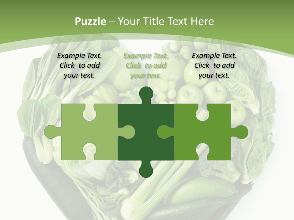 Brussels Love Broccoli PowerPoint Template