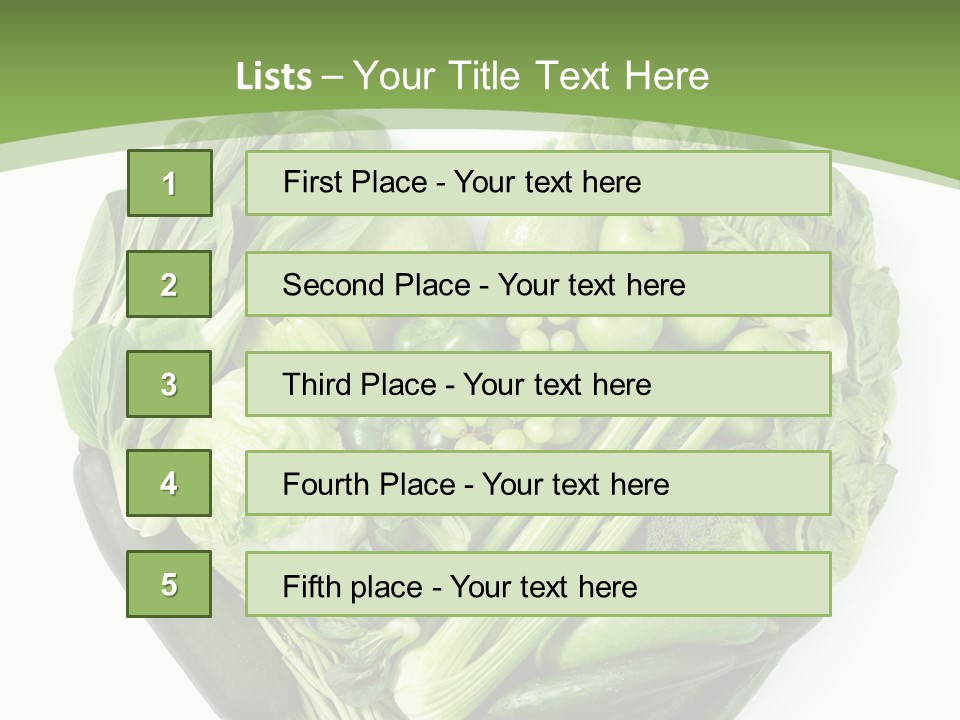 Brussels Love Broccoli PowerPoint Template