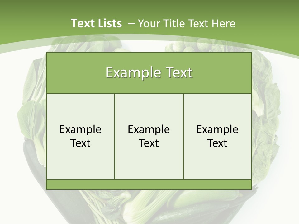 Brussels Love Broccoli PowerPoint Template