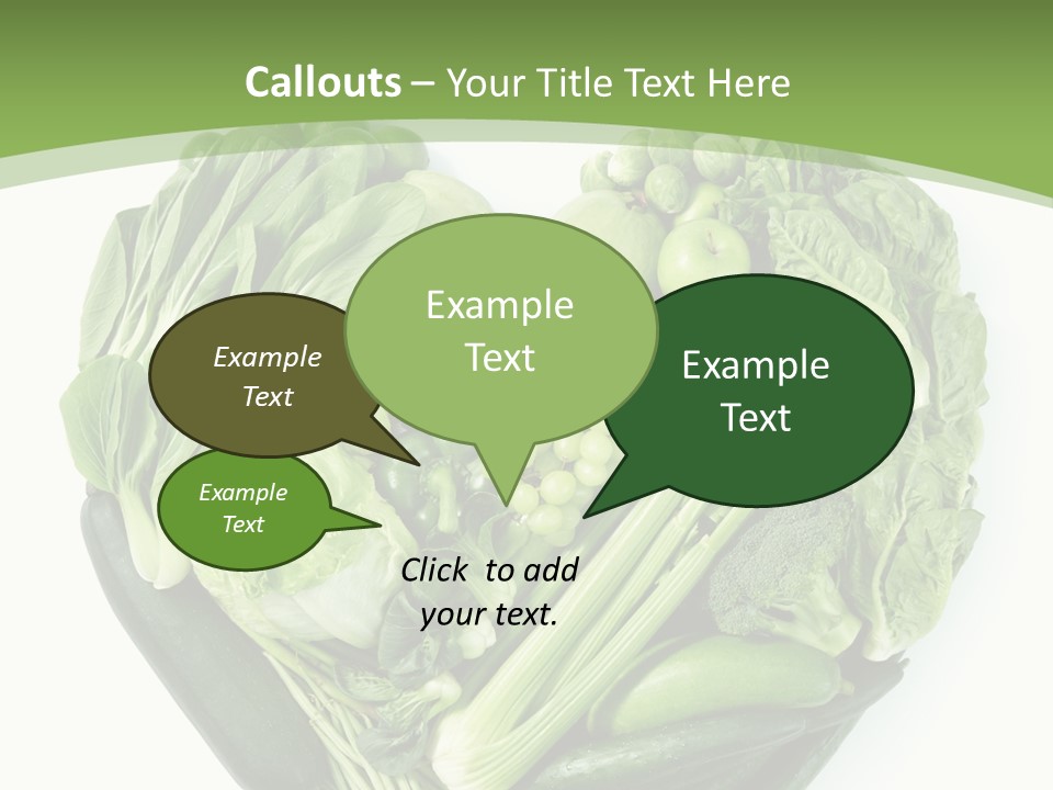 Brussels Love Broccoli PowerPoint Template