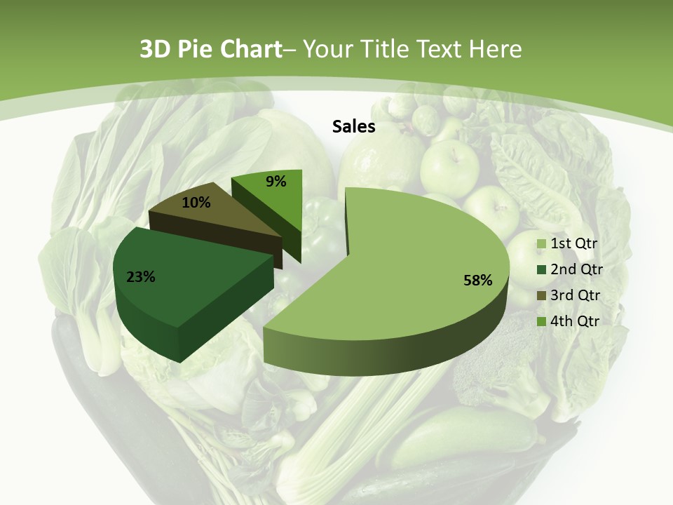 Brussels Love Broccoli PowerPoint Template