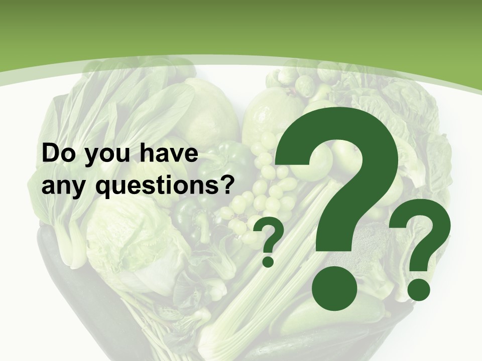 Brussels Love Broccoli PowerPoint Template