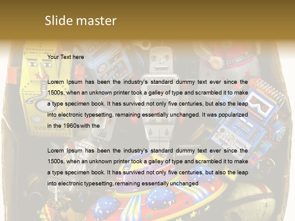 Symbol Color Vintage PowerPoint Template