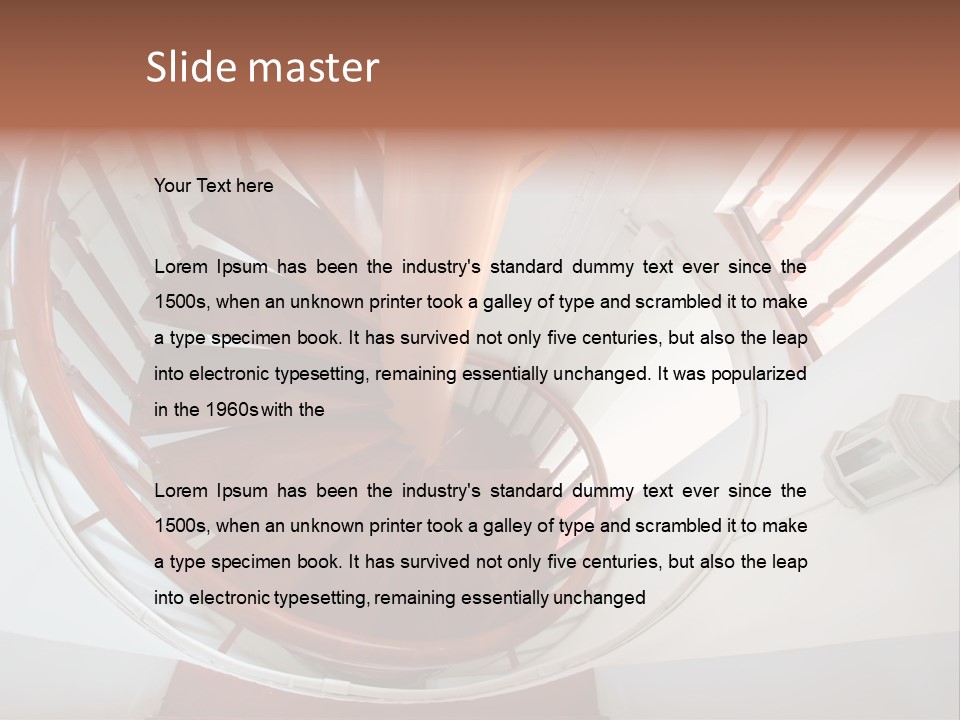 Sunlight Downward Decorate PowerPoint Template