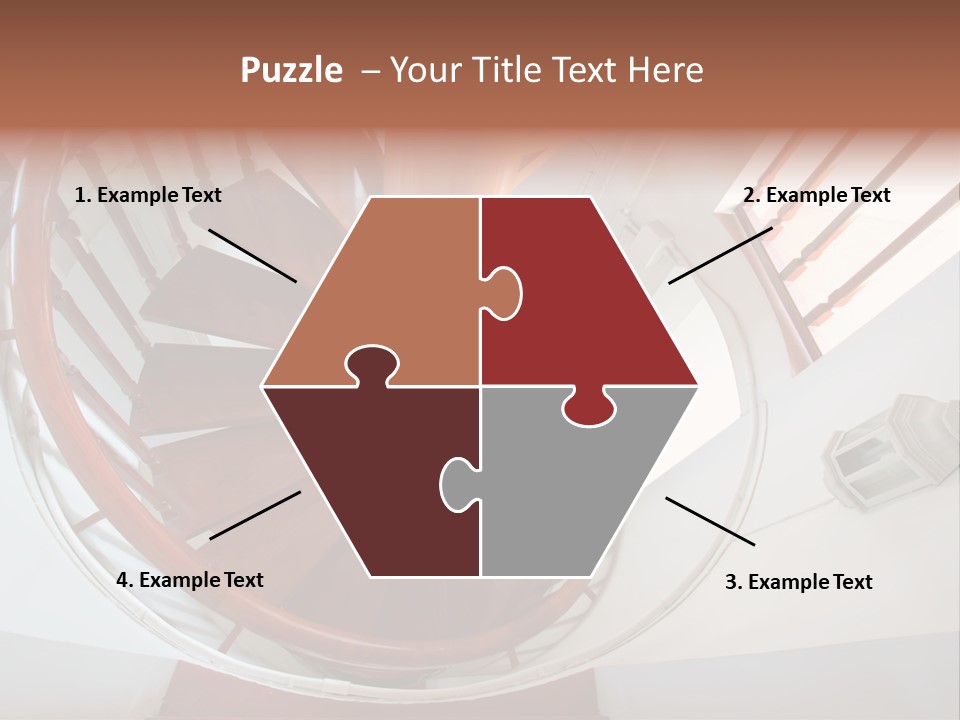 Sunlight Downward Decorate PowerPoint Template