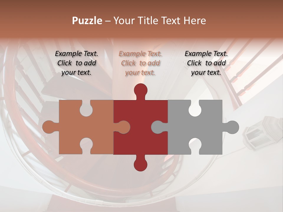 Sunlight Downward Decorate PowerPoint Template