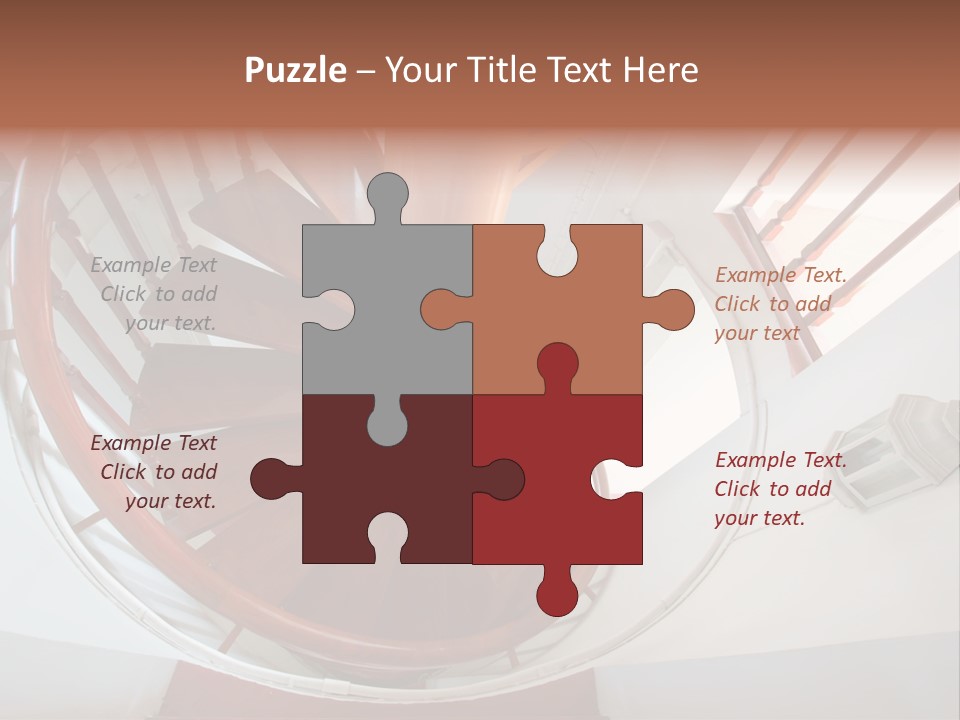 Sunlight Downward Decorate PowerPoint Template