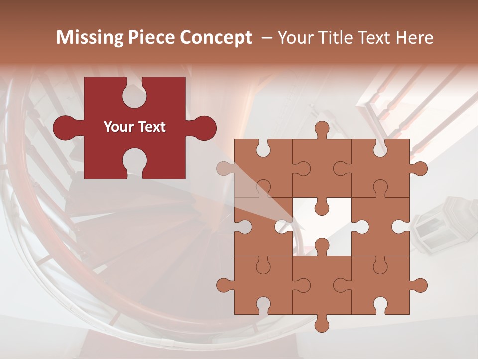 Sunlight Downward Decorate PowerPoint Template