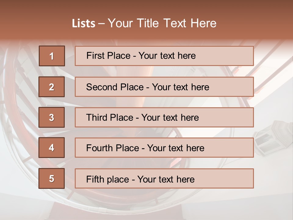 Sunlight Downward Decorate PowerPoint Template
