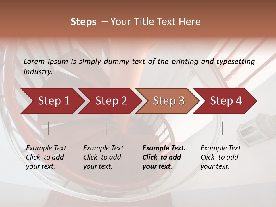 Sunlight Downward Decorate PowerPoint Template