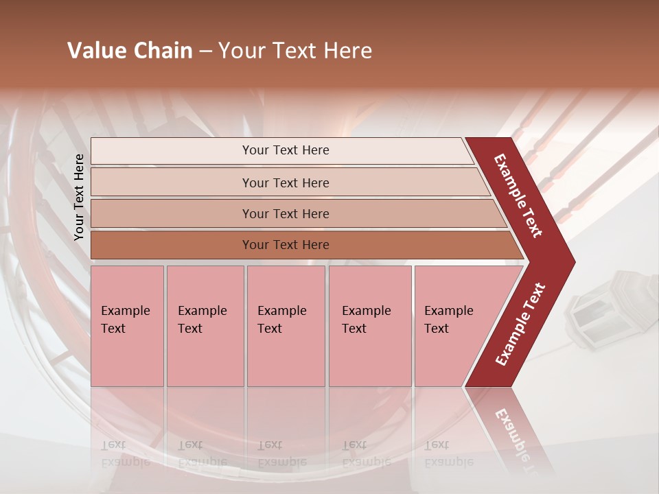 Sunlight Downward Decorate PowerPoint Template