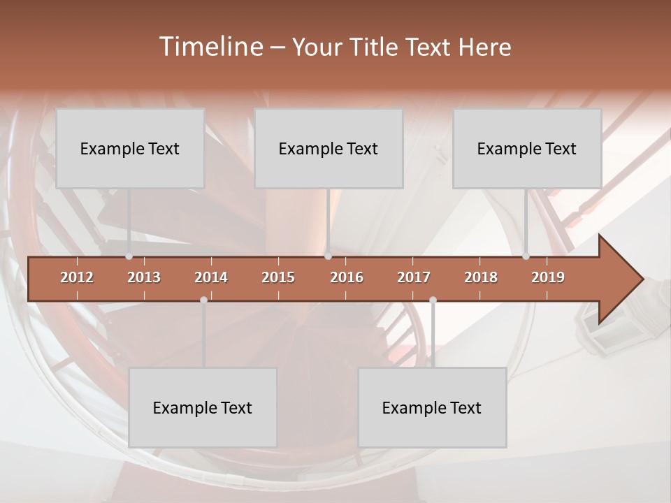 Sunlight Downward Decorate PowerPoint Template