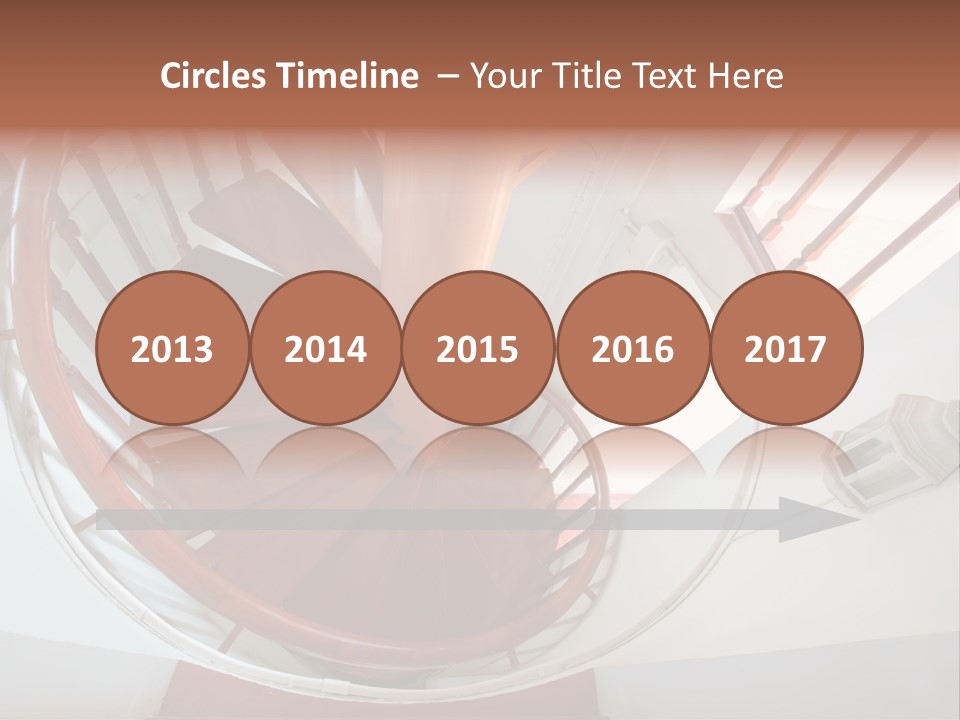 Sunlight Downward Decorate PowerPoint Template