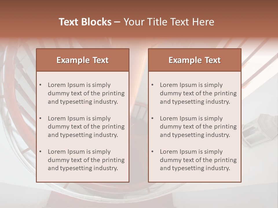 Sunlight Downward Decorate PowerPoint Template