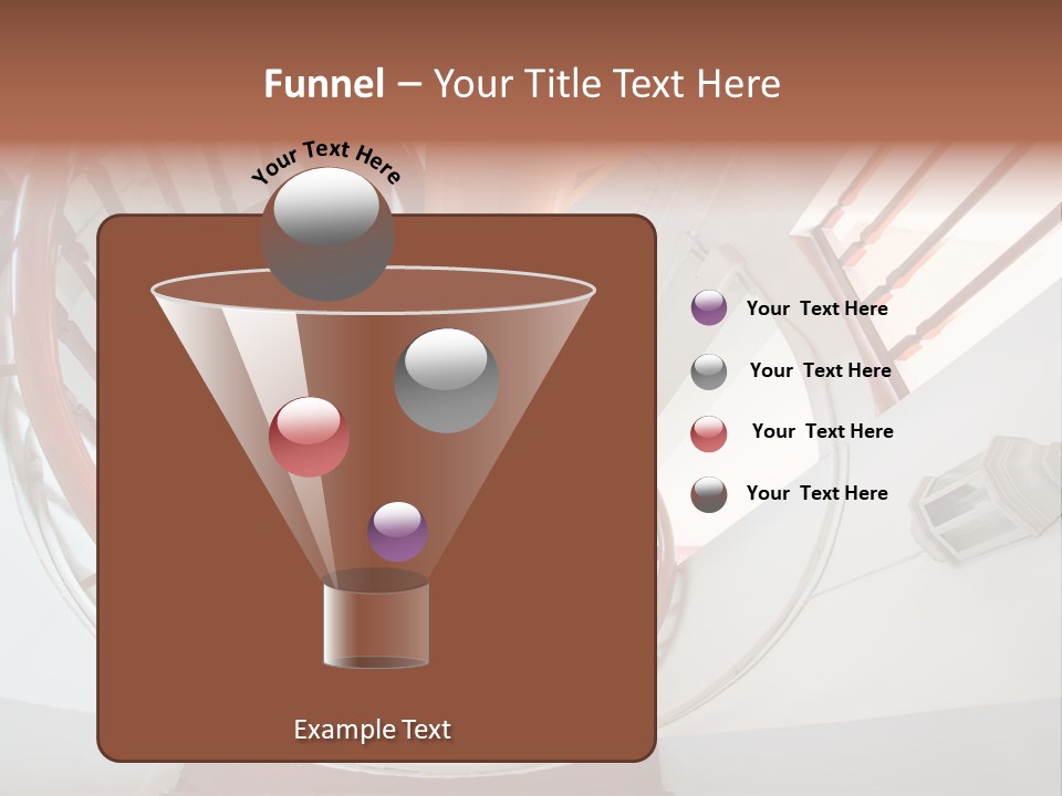 Sunlight Downward Decorate PowerPoint Template