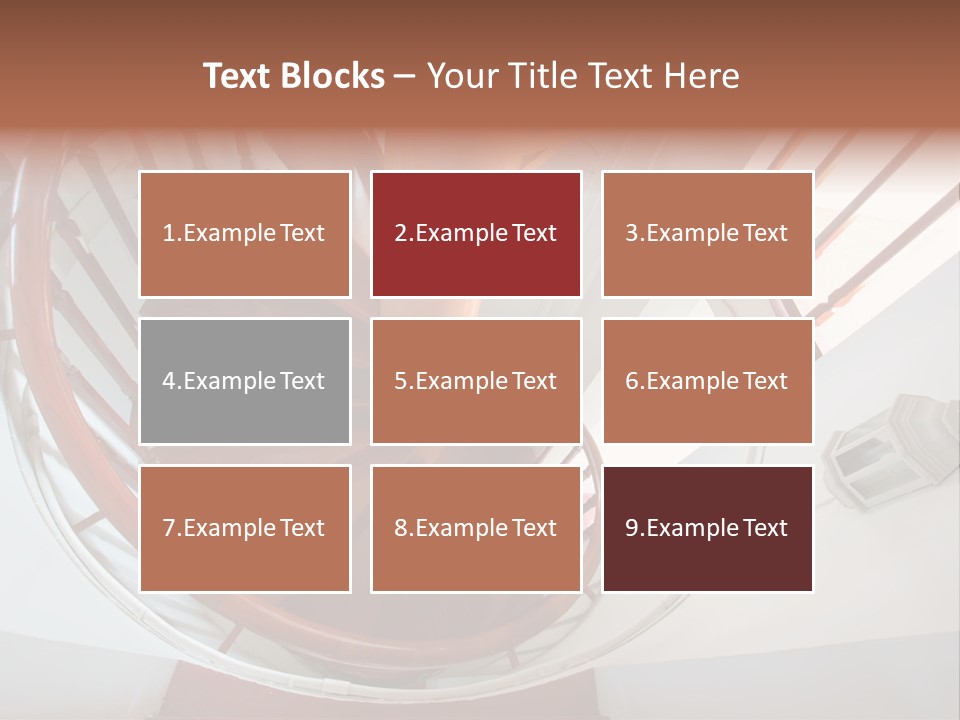 Sunlight Downward Decorate PowerPoint Template