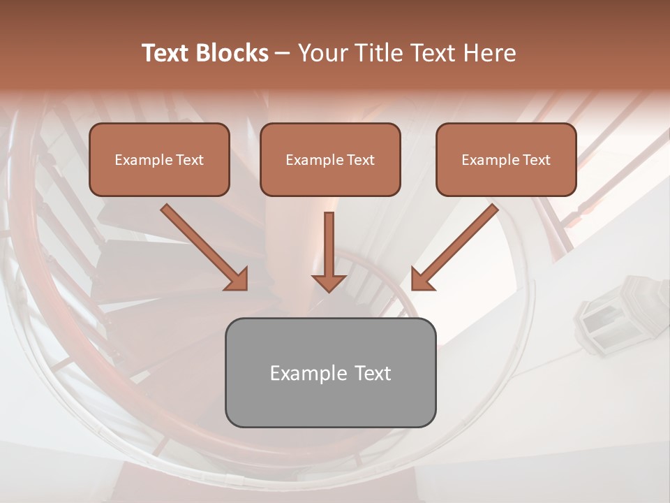 Sunlight Downward Decorate PowerPoint Template