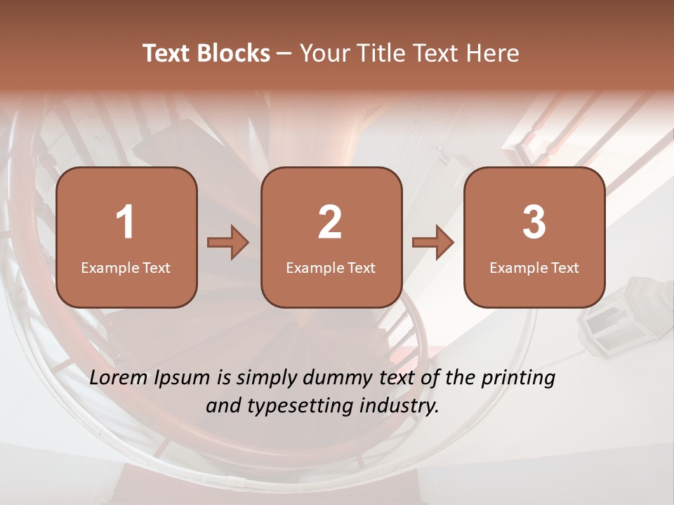 Sunlight Downward Decorate PowerPoint Template
