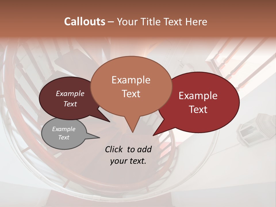 Sunlight Downward Decorate PowerPoint Template
