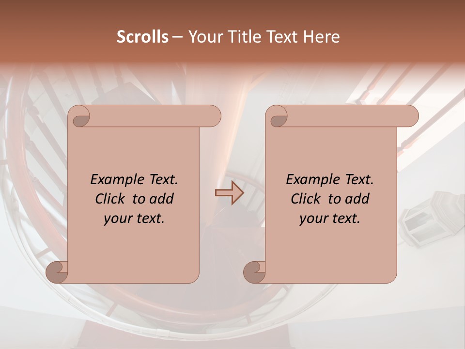 Sunlight Downward Decorate PowerPoint Template