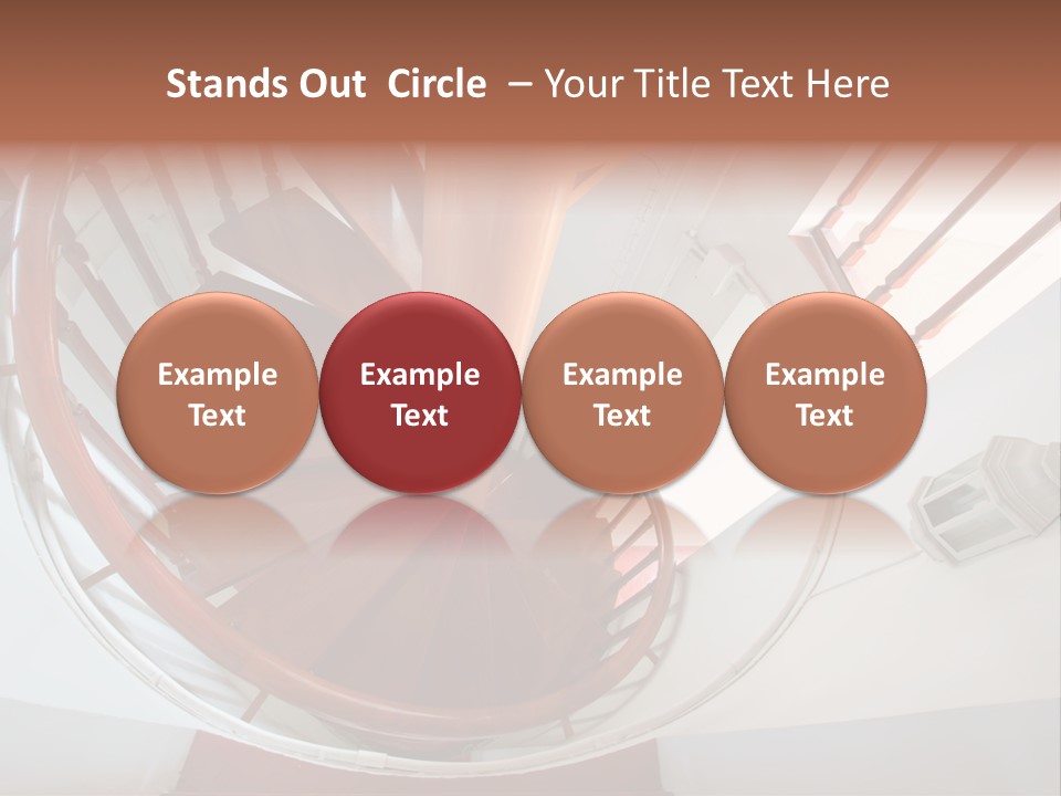 Sunlight Downward Decorate PowerPoint Template