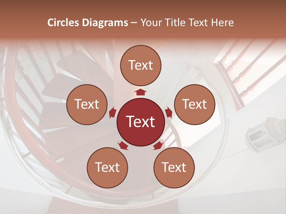 Sunlight Downward Decorate PowerPoint Template