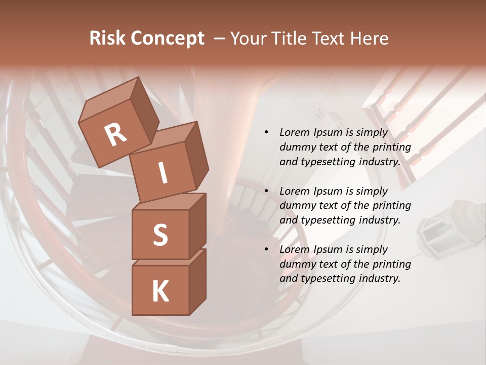 Sunlight Downward Decorate PowerPoint Template