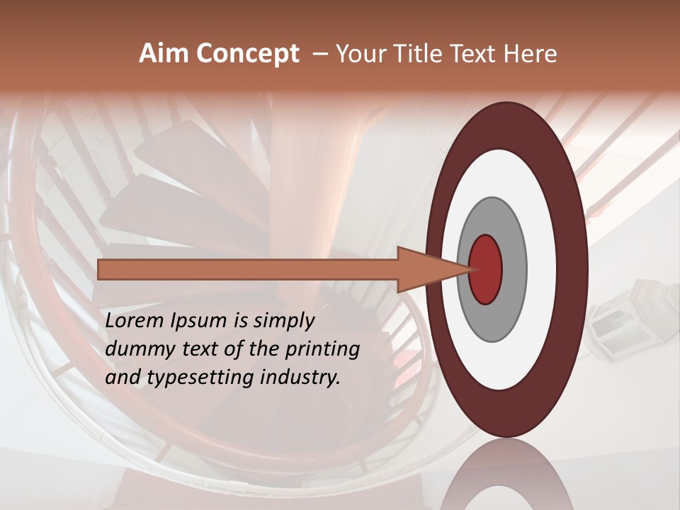 Sunlight Downward Decorate PowerPoint Template