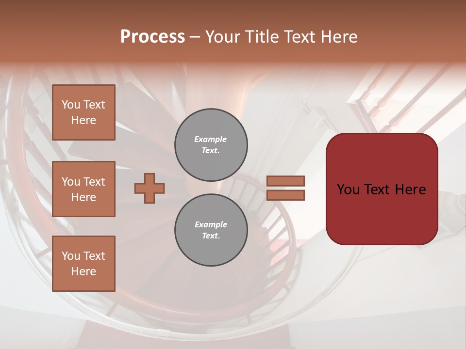 Sunlight Downward Decorate PowerPoint Template