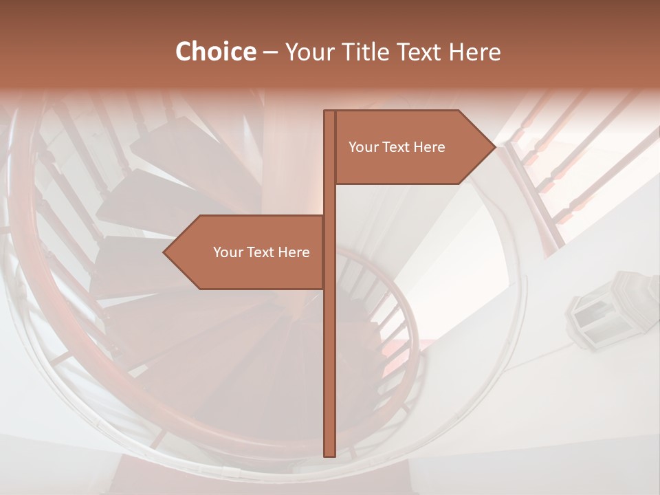 Sunlight Downward Decorate PowerPoint Template