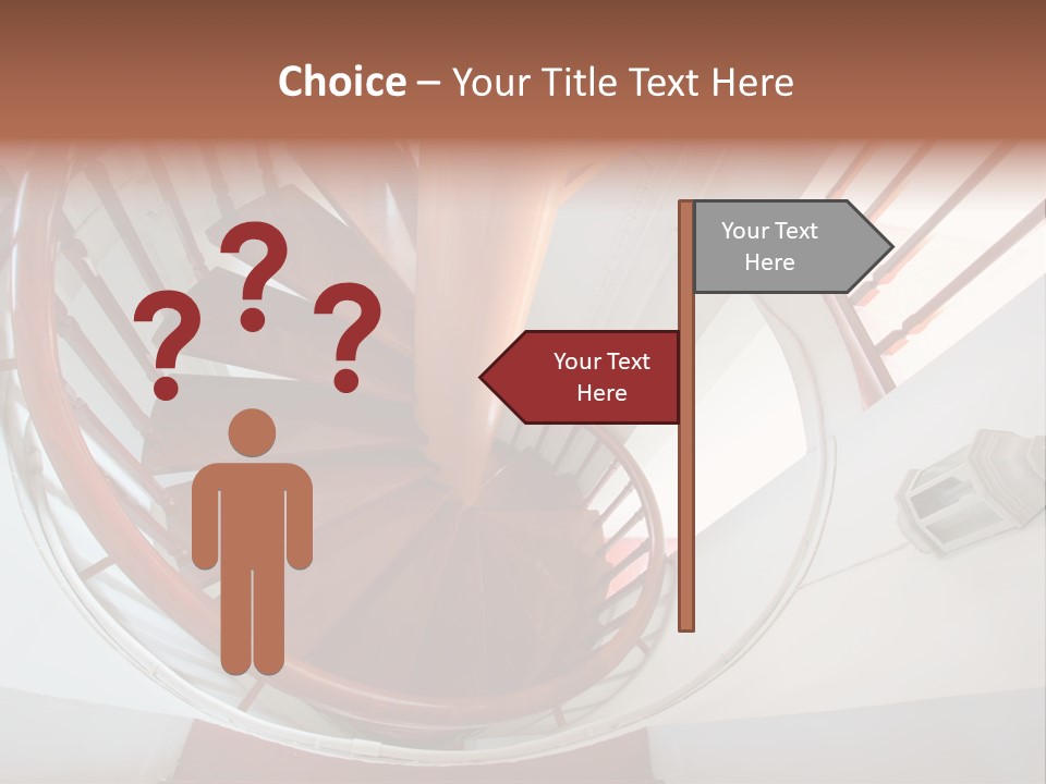 Sunlight Downward Decorate PowerPoint Template