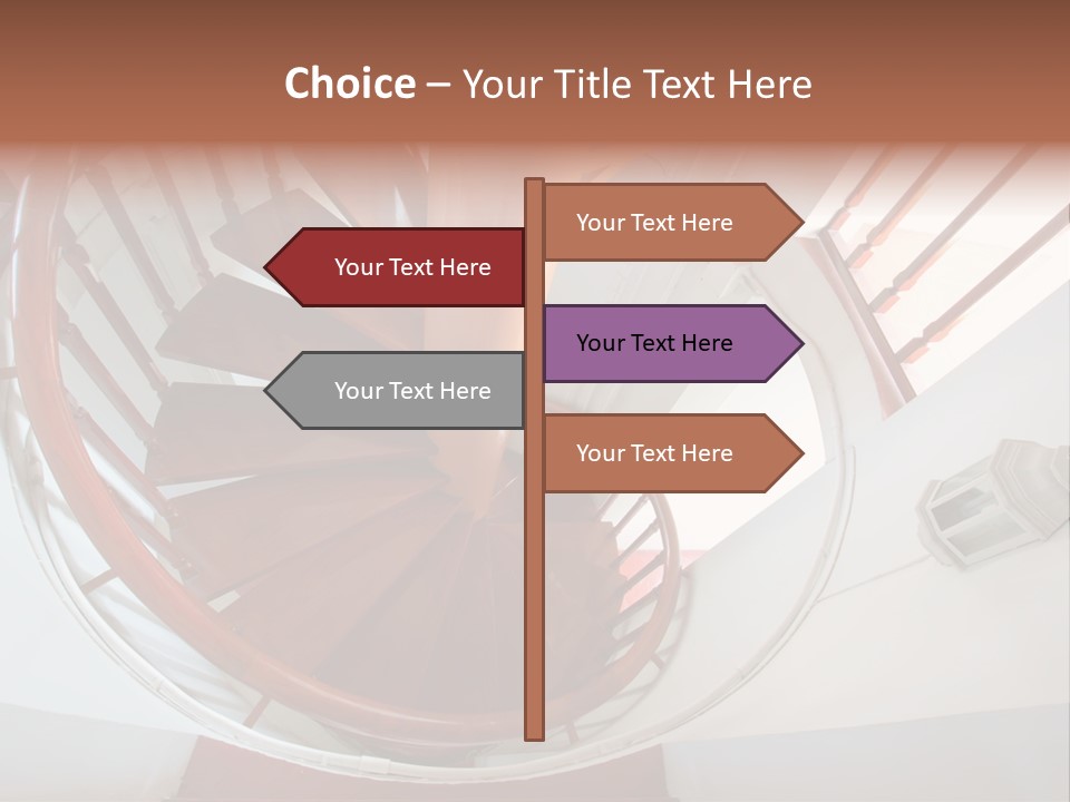 Sunlight Downward Decorate PowerPoint Template