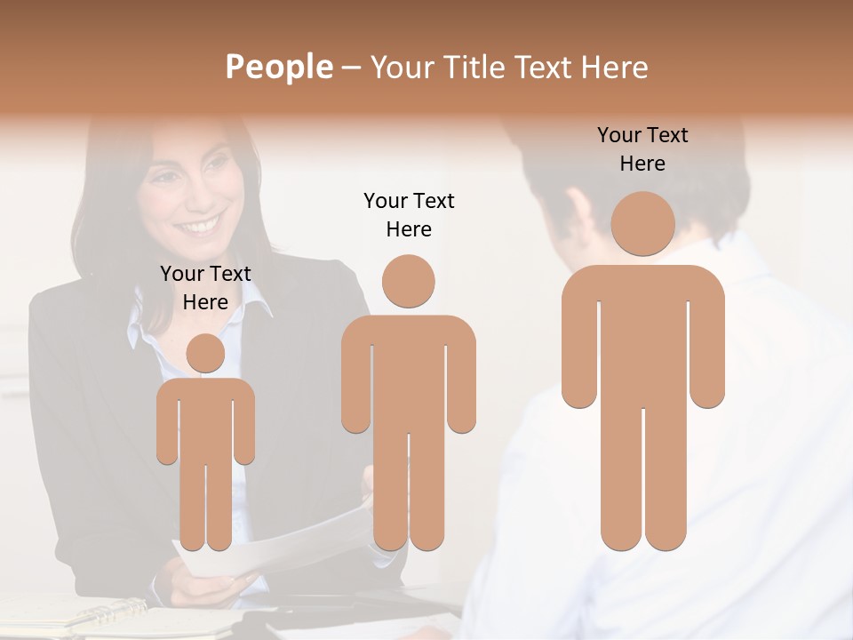 Human Manager Job PowerPoint Template