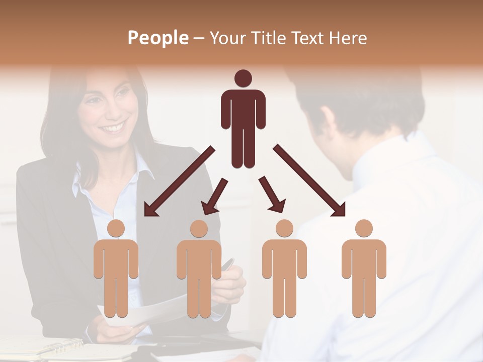 Human Manager Job PowerPoint Template