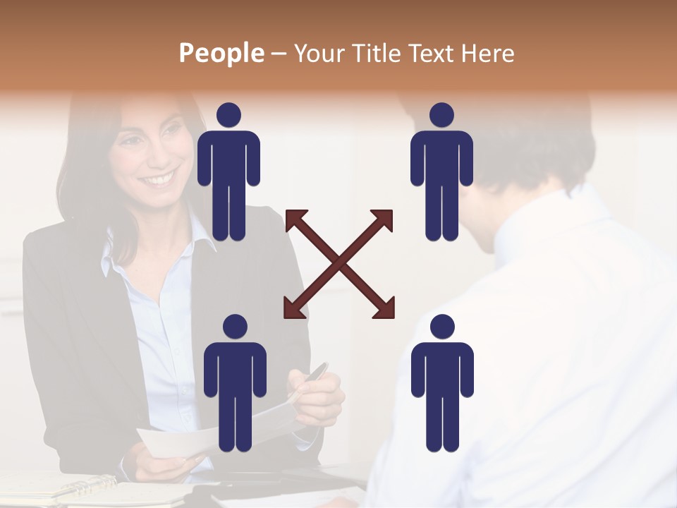 Human Manager Job PowerPoint Template