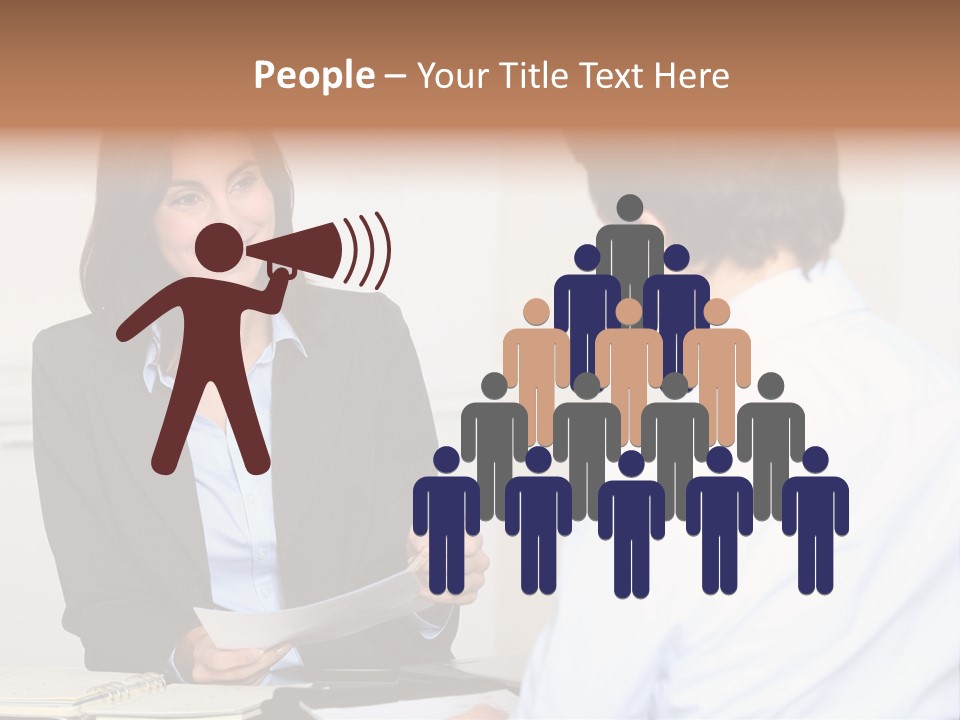 Human Manager Job PowerPoint Template