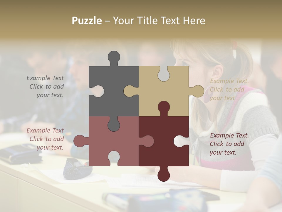 Casual Book Classroom PowerPoint Template