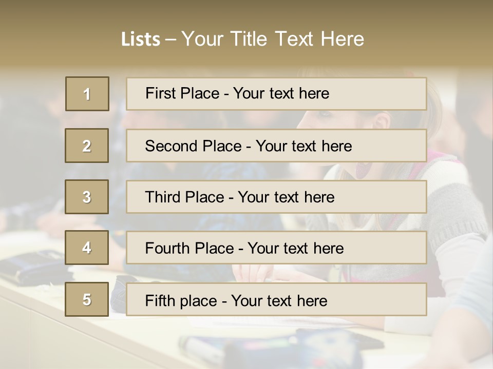 Casual Book Classroom PowerPoint Template