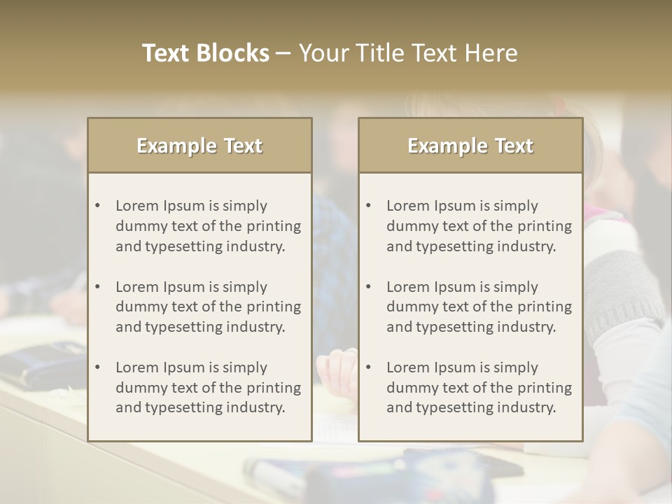 Casual Book Classroom PowerPoint Template