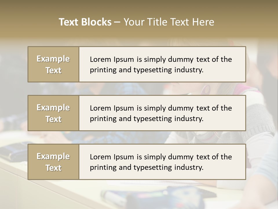 Casual Book Classroom PowerPoint Template