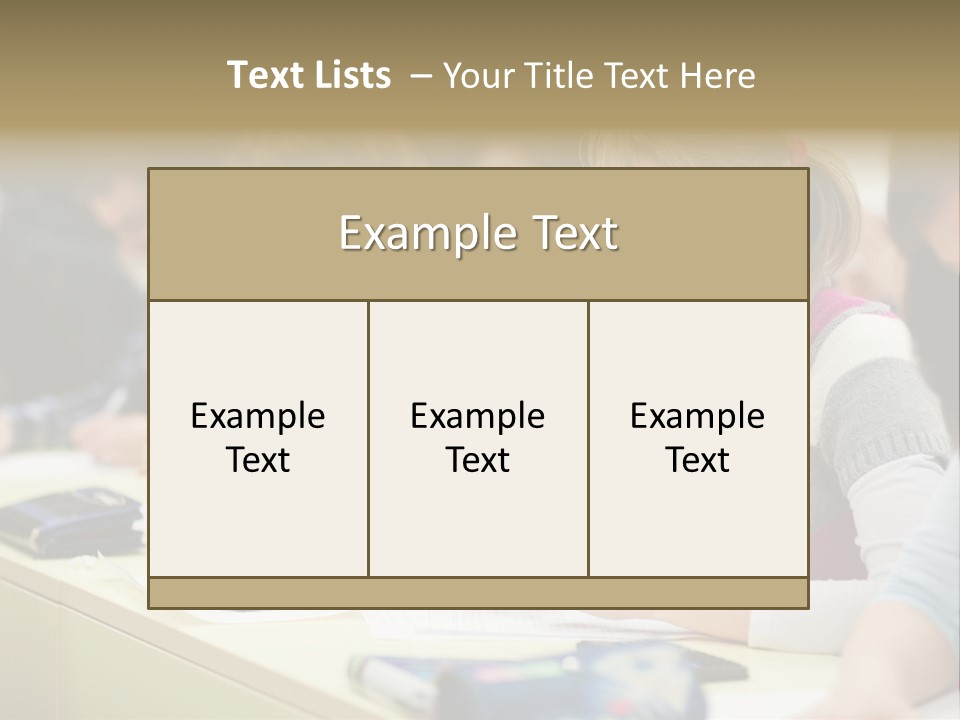 Casual Book Classroom PowerPoint Template