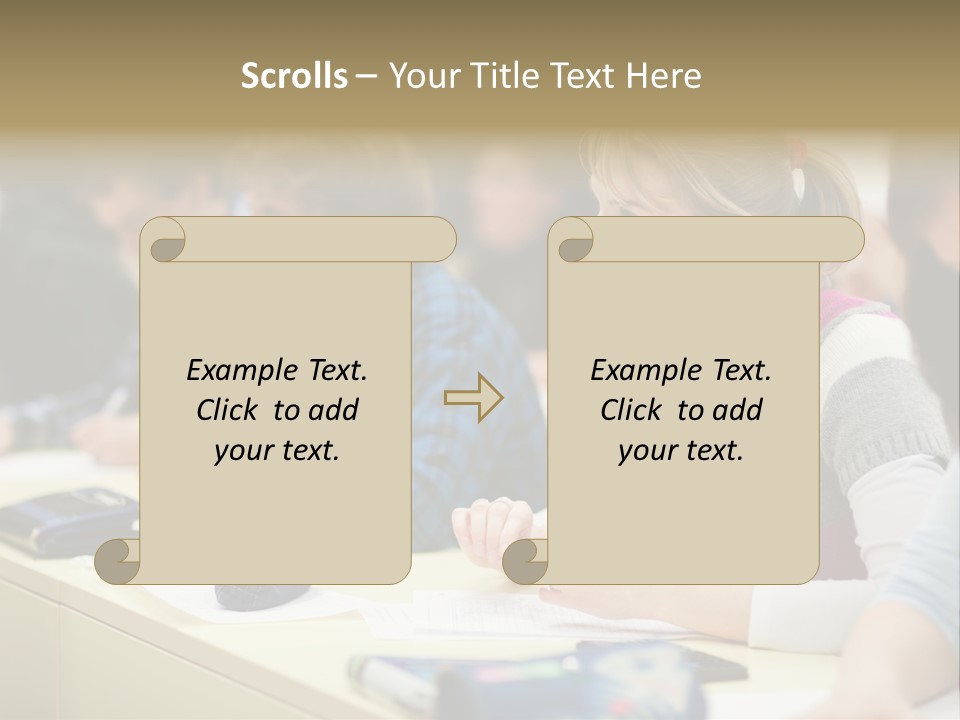 Casual Book Classroom PowerPoint Template