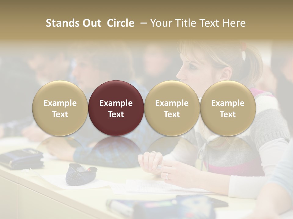 Casual Book Classroom PowerPoint Template