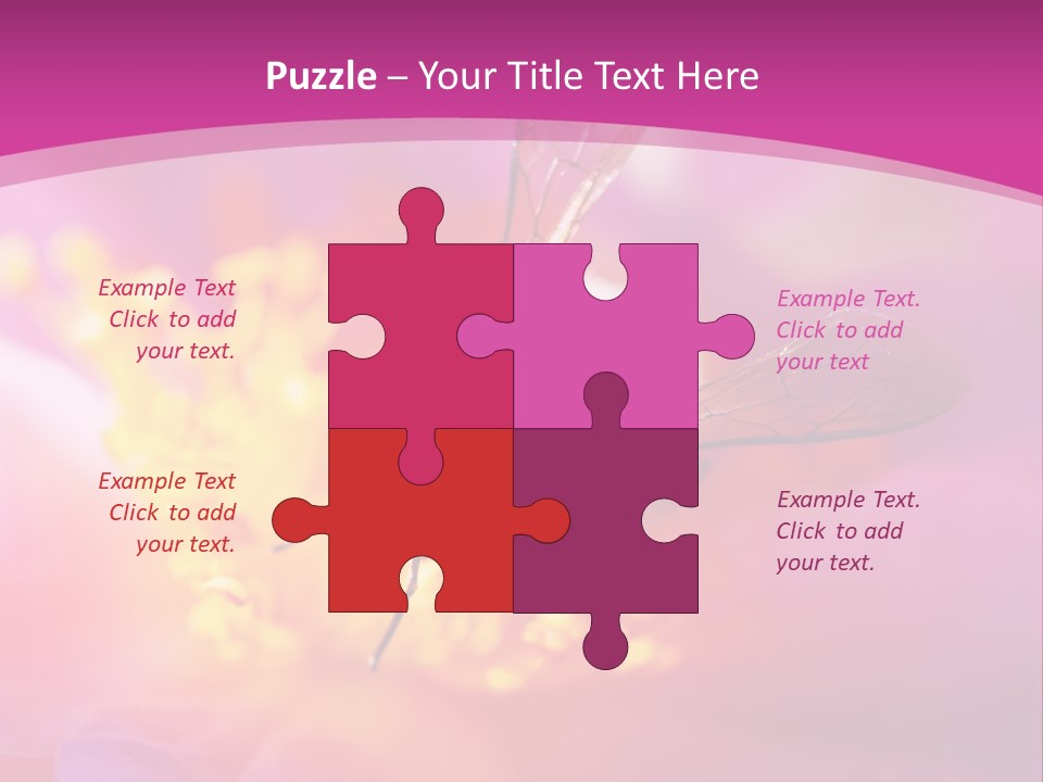 Botany Season Flower PowerPoint Template